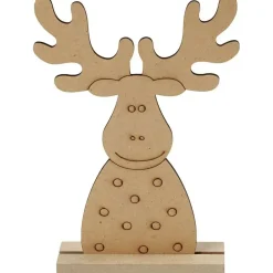Julefigur Rensdyr 15x3x11 cm