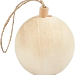 Julekugle, diam. 5,5 cm, birk, 1stk.