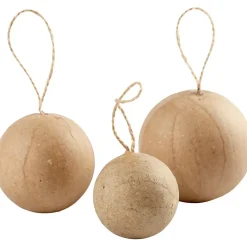 Julekugler, dia. 4+5+6 cm, 6stk.