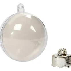 Julekugler Klar Plast - 5 cm - 10 stk