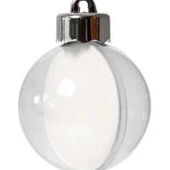 Julekugler Klar Plast - 5 cm - 10 stk