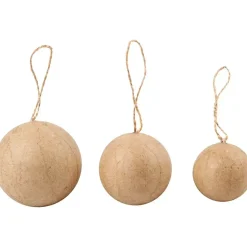 Julekugler - Papmaché 4/5/6cm - 105 stk