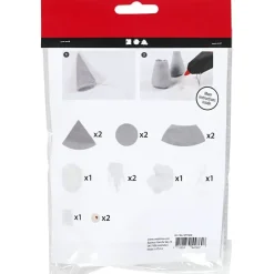 Julenisser - Kreativt minikit med 2 grå næsenisser