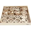 Juleophæng diameter 8 cm tykkelse 0,3 cm krydsfiner | 144 stk.