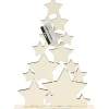 Julestjerner som juletræ - H29,8 cm B21,5 cm D4 cm