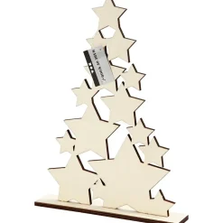 Julestjerner som juletræ - H29,8 cm B21,5 cm D4 cm