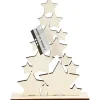Julestjerner som juletræ - H19,6 cm B14,9 cm D4 cm