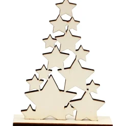 Julestjerner som juletræ - H19,6 cm B14,9 cm D4 cm