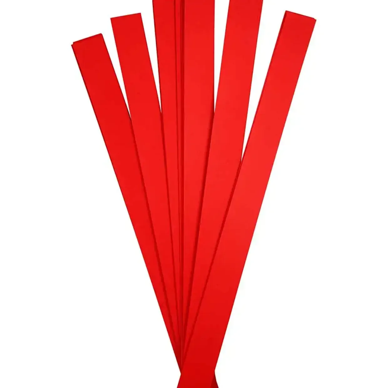 Julestjerner strimler - Rød 25 mm - Ø11,5 cm - 100 stk