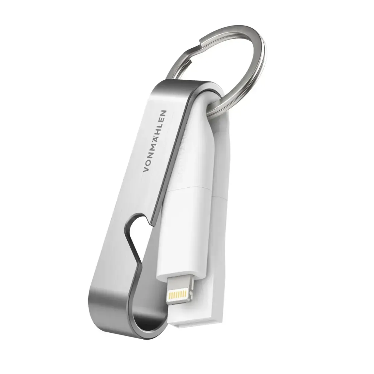 Kabel - Vonmählen High Six 6-i-1 - Sølv/Hvid - 61x16,5x12 mm