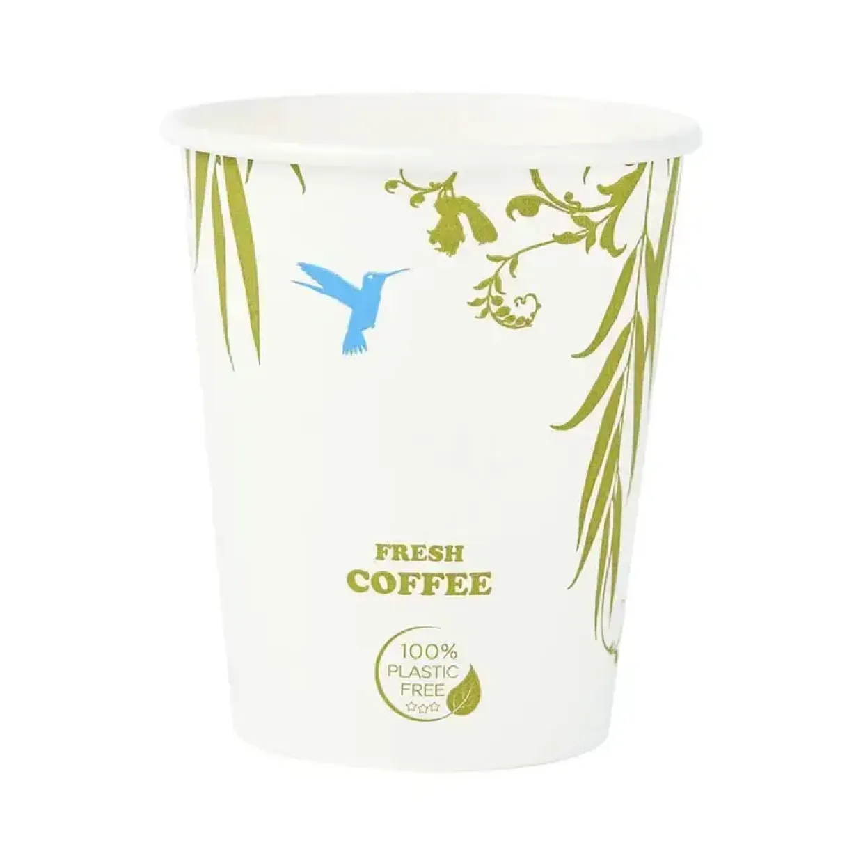 Kaffebæger - 355 ml - plastfri - single wall - 1000 stk