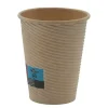 Kaffebæger Pap Ø80xH95mm 25cl 8oz Rippled Light Brun - 20 ps x 50 stk/krt