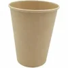 Kaffebæger Pap Ø90xH112mm 30 cl 12 oz Single Wall Brun - 20 ps x 50 stk/krt
