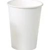 Kaffebæger Pap Ø90xH110mm 30cl 12oz Single Wall Hvid - 20 ps x 50 stk/krt