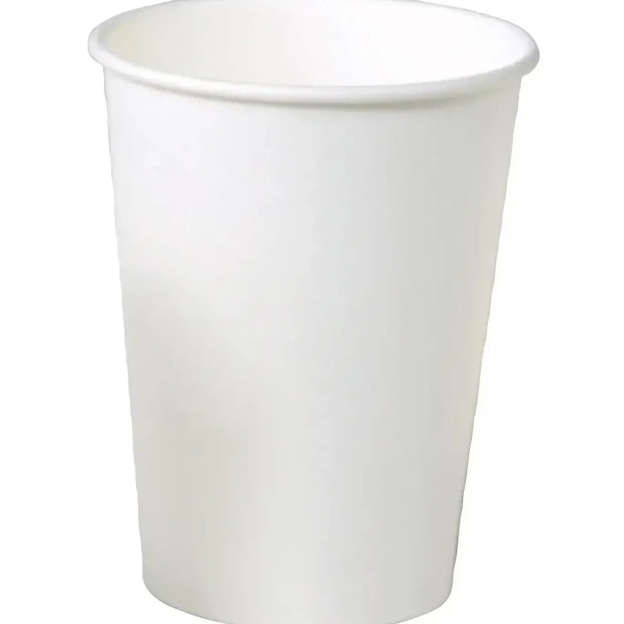 Kaffebæger Pap Ø90xH110mm 30cl 12oz Single Wall Hvid - 20 ps x 50 stk/krt