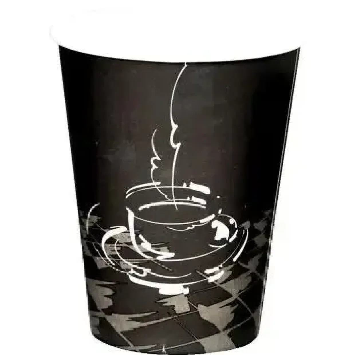 Kaffebæger Pap Ø90xH110mm 30cl 12oz Single Wall Coffeecup - 20 ps x 50 stk/krt