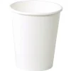 Kaffebæger Pap Ø80xH90mm 25cl 8oz Single Wall Sort - 20 ps x 50 stk/krt