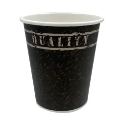 Kaffebæger Pap Ø80x95mm 25cl Single Wall Coffee-line Quality - 25 ps x 60 stk/krt