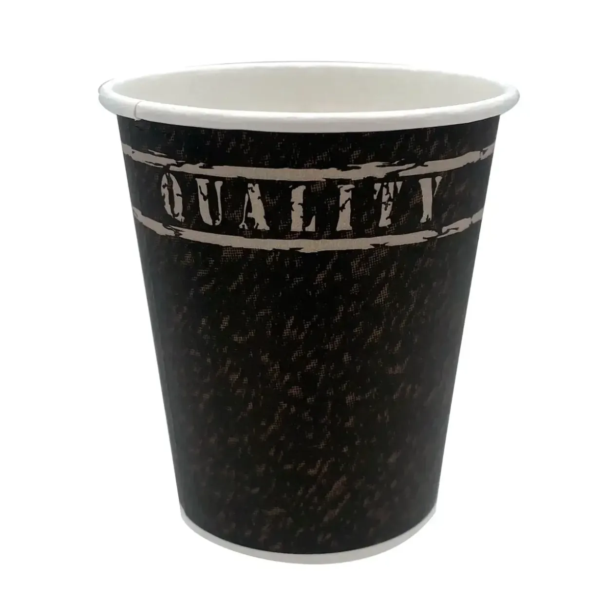Kaffebæger Pap Ø80x95mm 25cl Single Wall Coffee-line Quality - 25 ps x 60 stk/krt
