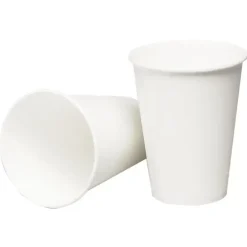 Kaffebæger Premium, ABENA Gastro, 11cm, Ø8,8cm, 360 ml, hvid, pap/PE - 1000 stk