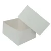 Kageæske fold selv L129xB110xH70mm pap hvid - 500 stk/krt