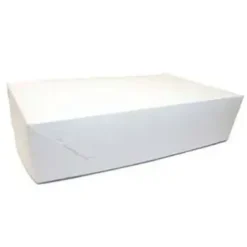 Kageæske fold selv nr 4 høj L290xB190xH75mm pap hvid - 250 stk/krt
