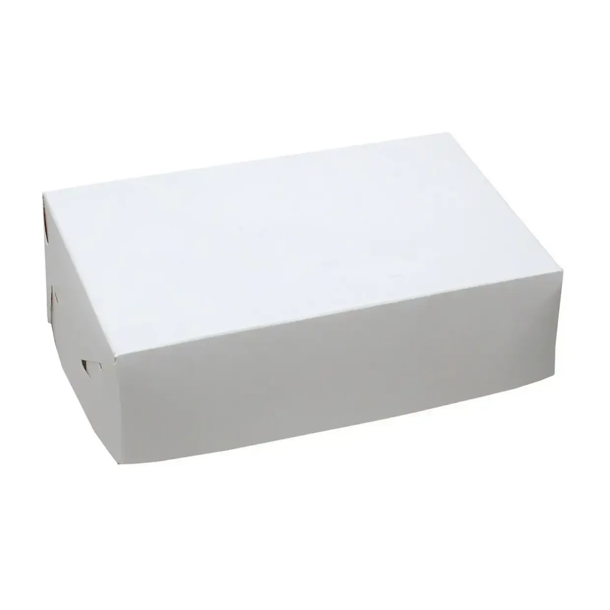 Kageæske fold selv nr 11 høj L245xB160xH70mm pap hvid - 250 stk/krt