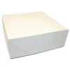 Kageæske fold selv nr 3 høj L230xB230xH80mm pap hvid - 250 stk/krt