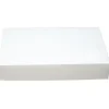 Kageæske fold selv nr 4 L290xB190xH50mm pap hvid - 250 stk/krt