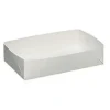 Kageæske fold selv nr 2 L230xB140xH50mm pap hvid - 500 stk/krt