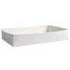 Kageæske hvid falseæskekarton nr. 4 23x38xH7cm 340 g|m2 - 250 stk
