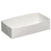 Kageæske, hvid, Falsæskekarton, nr. 4, 19x29xH5cm, 340 g/m2 - 250 stk