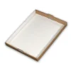 Kageæsker til kagemand hvid stabelbar - 600 x 430 x 46 mm - 40 stk