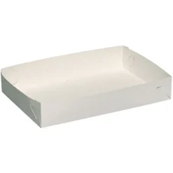 Kageæske, 38x22,5x5cm, hvid, karton, nr. 5, falseæskekarton - 200 stk