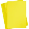 Karton, A6, ark 105x148 mm, 180 g, solgul, 100 ark/ 1 pk.