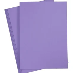 Karton - A5 180g lilla - 100 ark