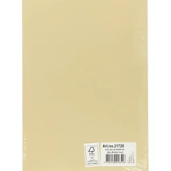 Karton - A4 180g - Sand - 100 ark