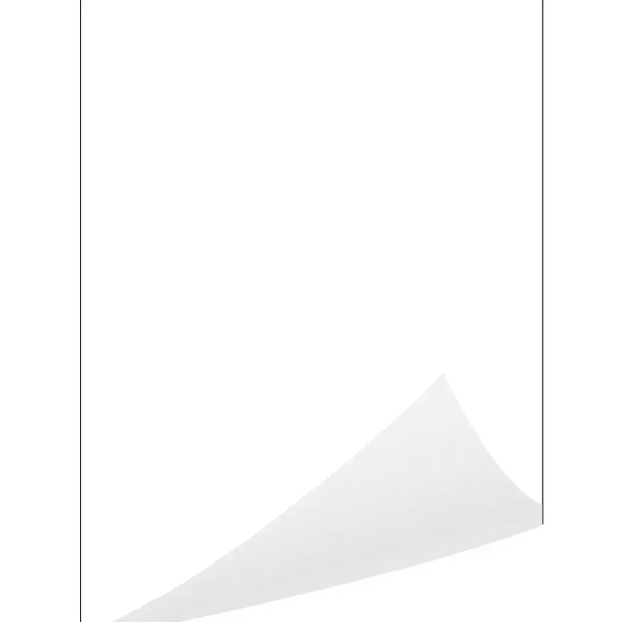 Kartonark - Büngers - 600 g - Hvid - 70 x 100 cm