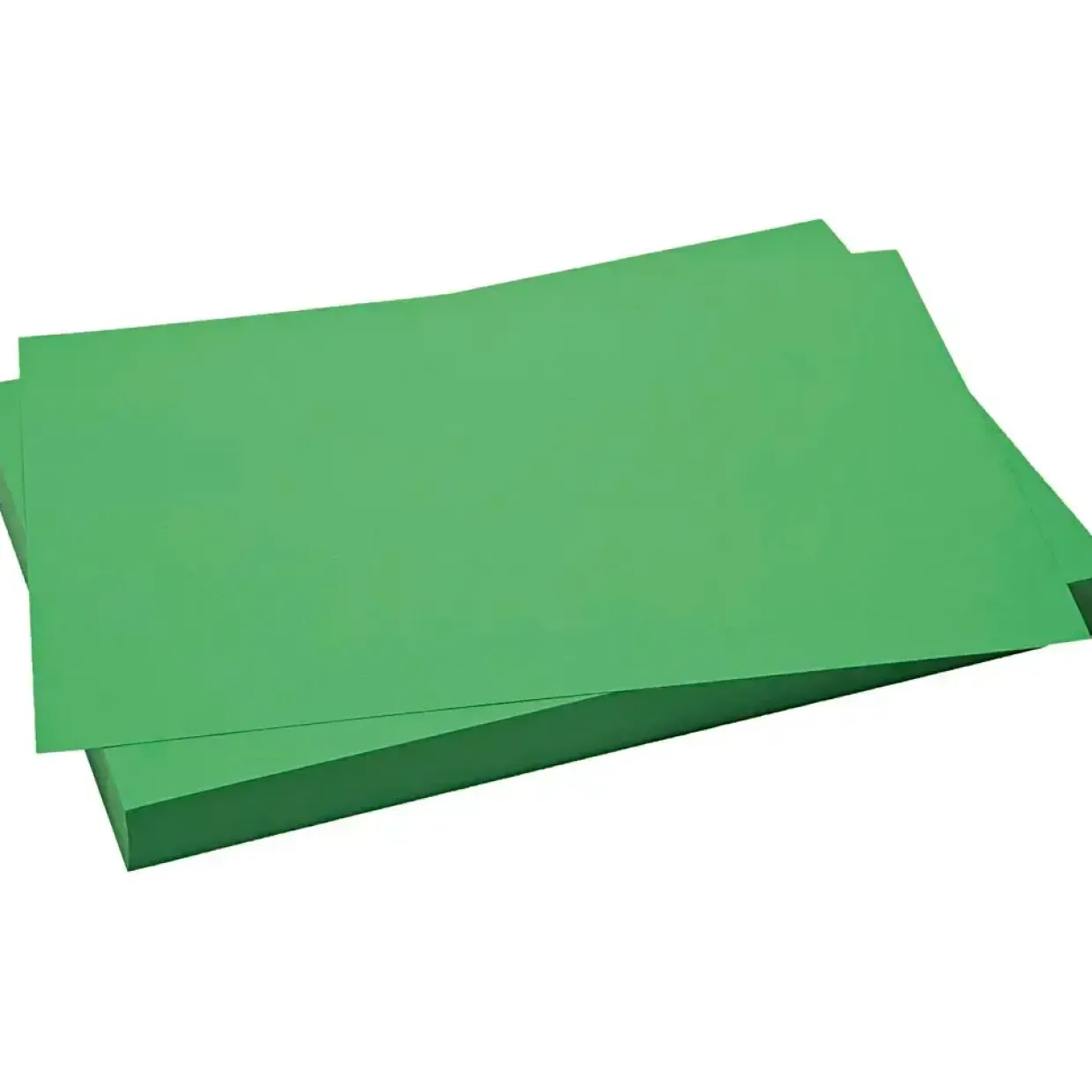 Karton, ark 50x70 cm, 270 g, græsgrøn, 10 ark/ 1 pk.