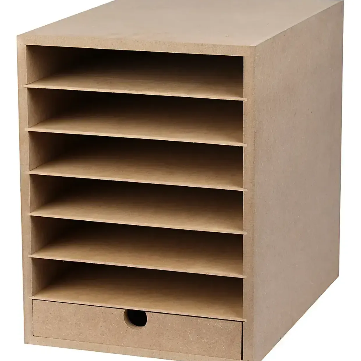 Kartonreol til A4, MDF, 1stk.
