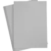 Karton stålgrå A4 210 x 297 mm 180 gram - 20 ark