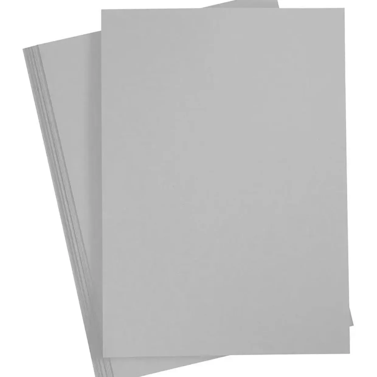 Karton stålgrå A4 210 x 297 mm 180 gram - 20 ark