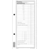 Kasseblok 100 x 210 mm 92220090 - Kasse optælling - 10 blokke á 100 ark