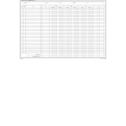 Kasserapport 228 x 297 mm 92220630 - 5 blokke á 2x50 ark