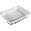 Kødbakke – PP – 32,5 x 26,6 x 6,4 cm – 4000 ml – Hvid – 92 stk
