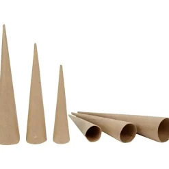 Kegler - Papmaché 20/25/30 cm 3 stk