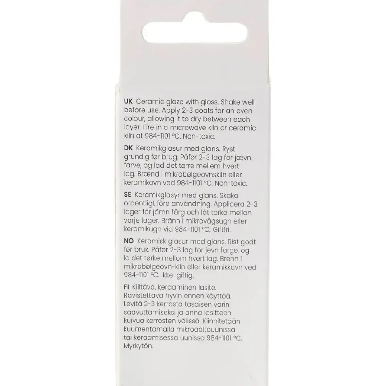 Keramikglasur, 984-1101 °C, dækkende, Country Blue, 60 ml/ 1 ds.