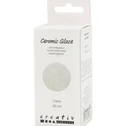Keramikglasur, 984-1101 °C, transparent, klar, 60 ml/ 1 ds.
