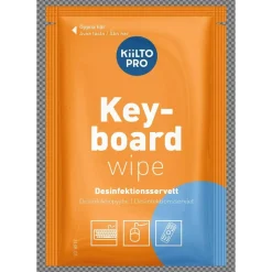 Kiilto Pro Tastatur Wipes - Engangsklude - 80 stk