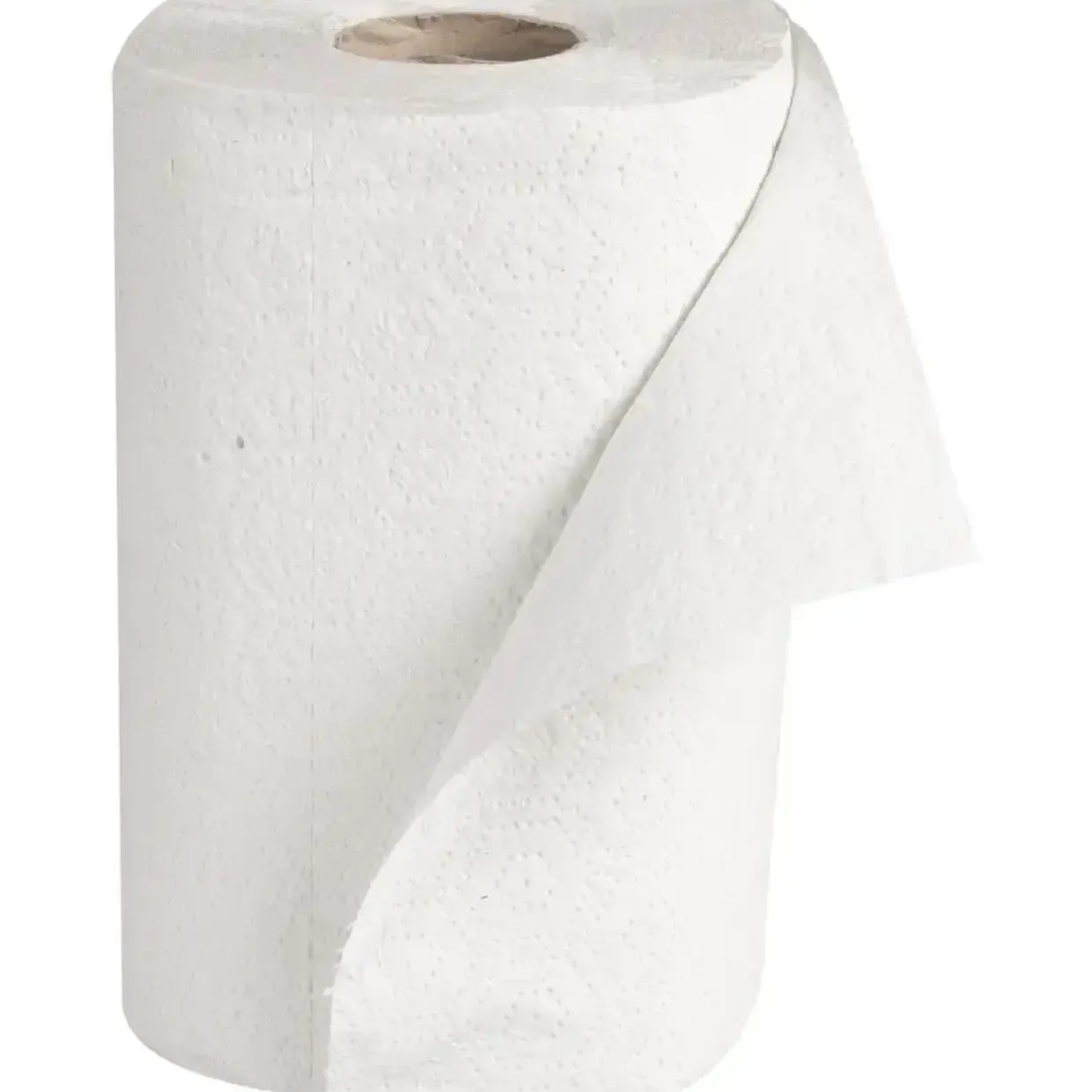 Køkkenrulle, 2-lags, 30m x 20cm, Ø12cm, hvid, blandingsfibre